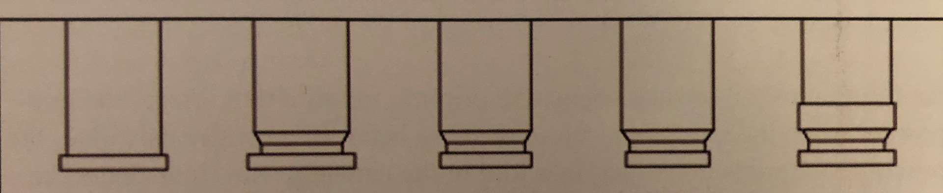 Case head types