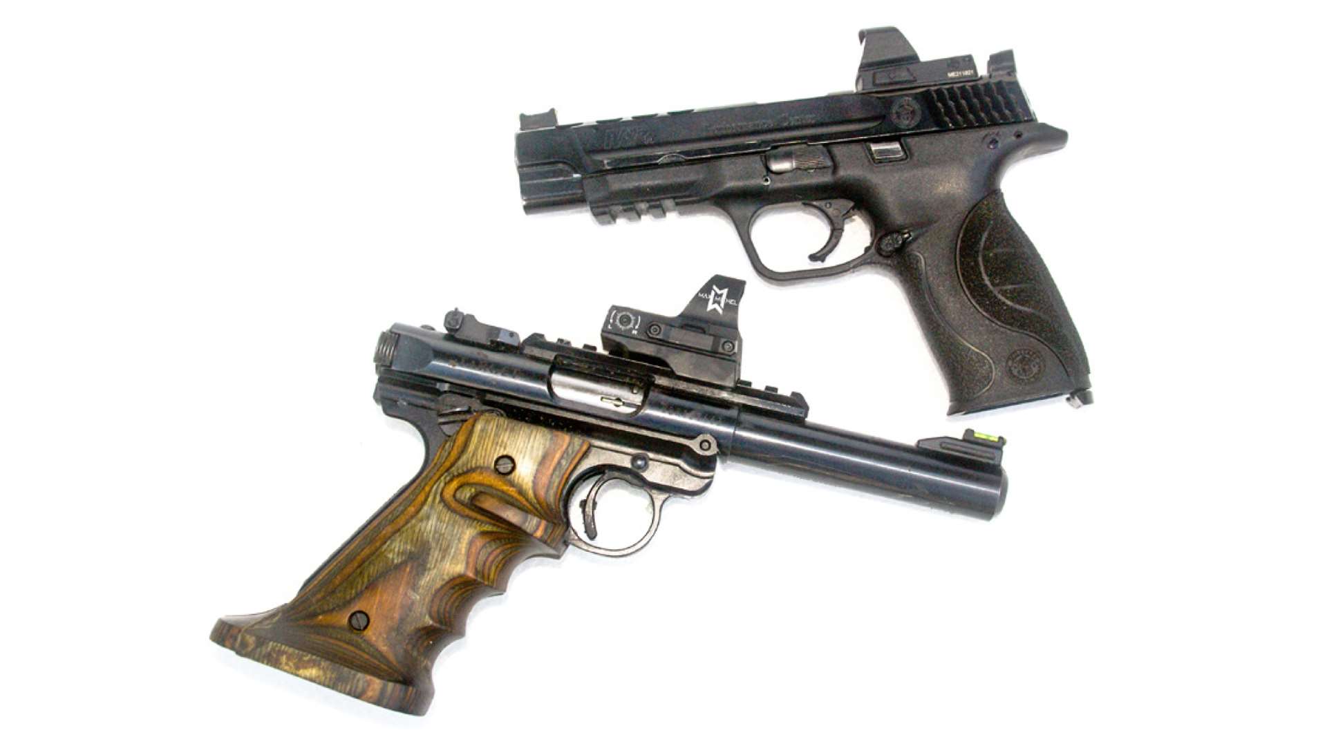 Ruger and Smith &amp; Wesson pistols