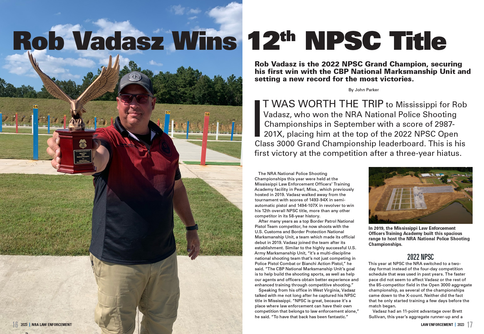 Rob Vadasz and 12th NPSC title