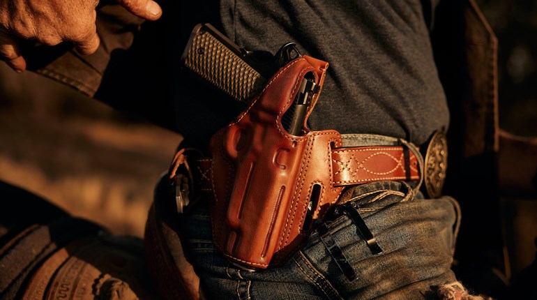 New: Bianchi Old Tuscany Italian Leather Holsters | An NRA Shooting Sports Journal