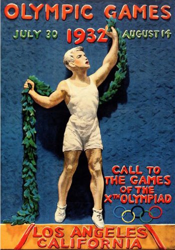 1932 Summer Olympic Games official poster