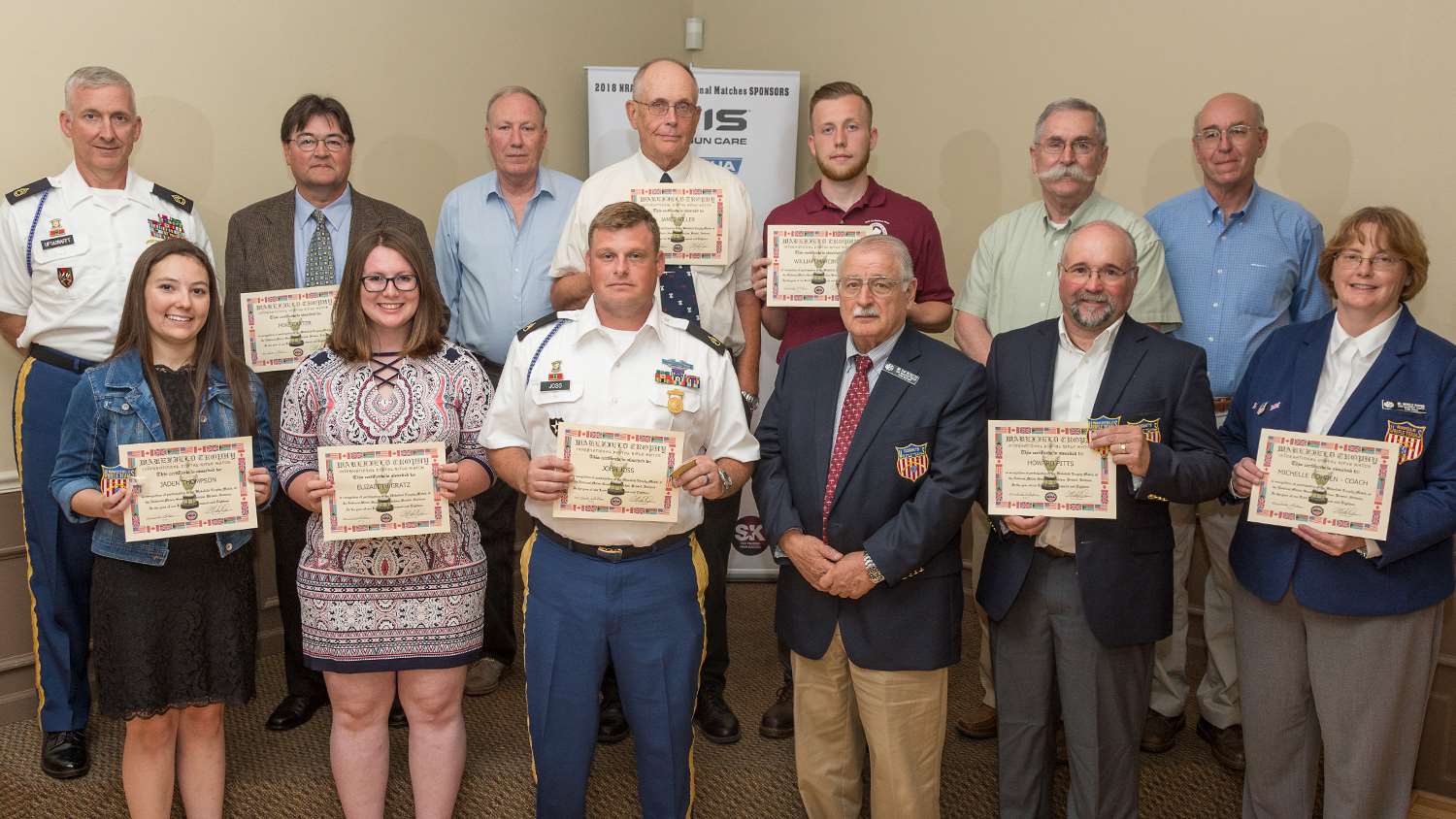 2018 NRA Smallbore Wakefield Trophy International Postal Team