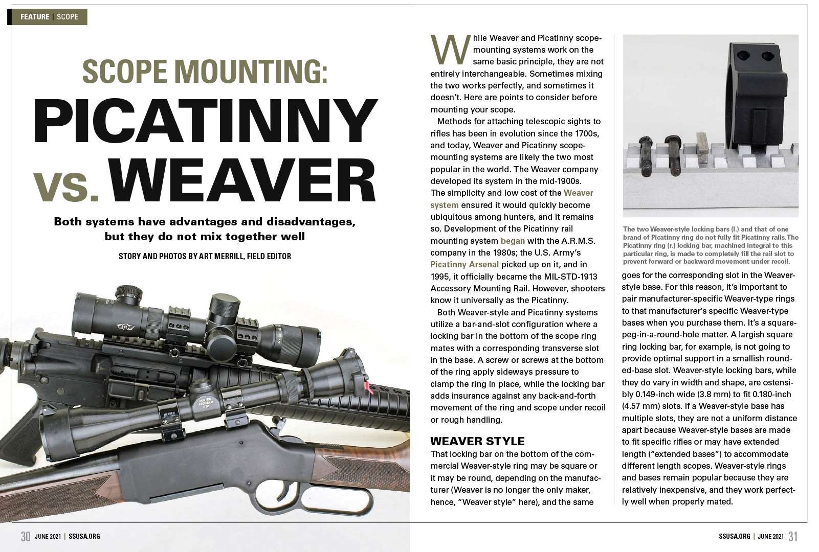 Scope Mounting: Picatinny vs. Weaver