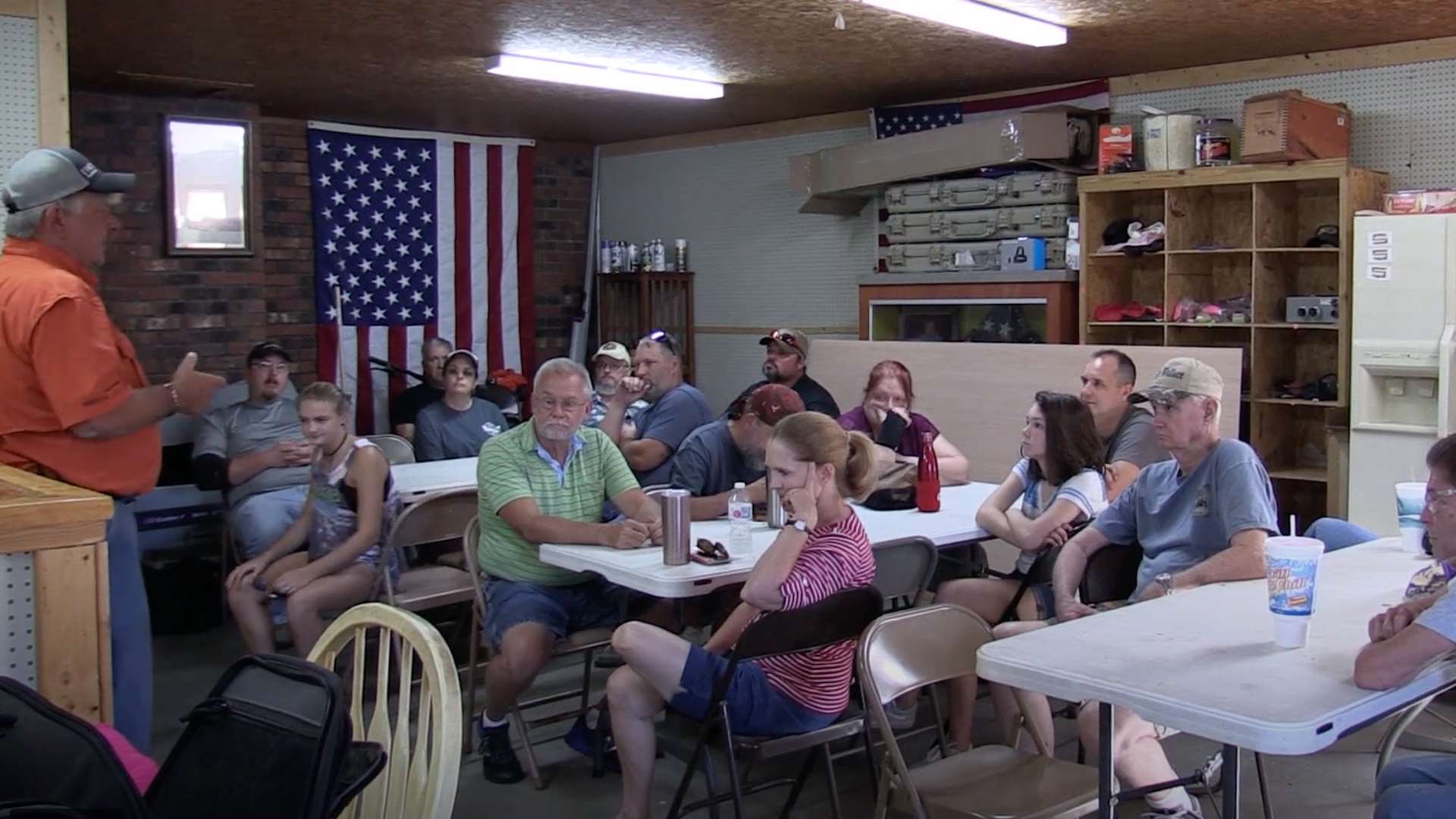 Ed White captivates the audience at Grand Rivers Shooting Range