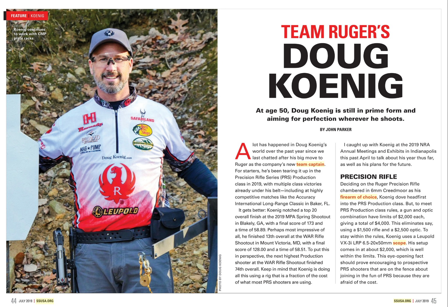 Team Ruger&#x27;s Doug Koenig