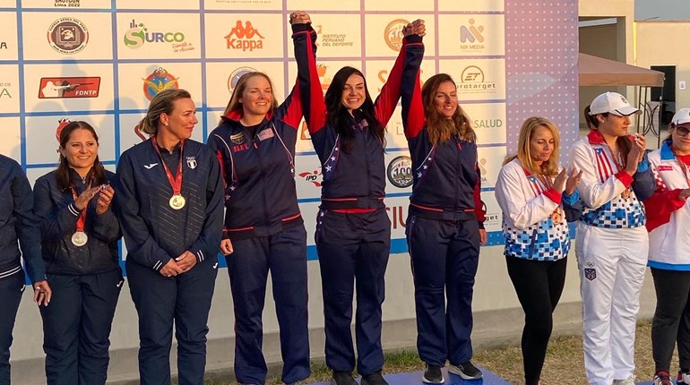 USA Shooting Women’s Trap Team Wins Gold At ISSF Lima World Cup