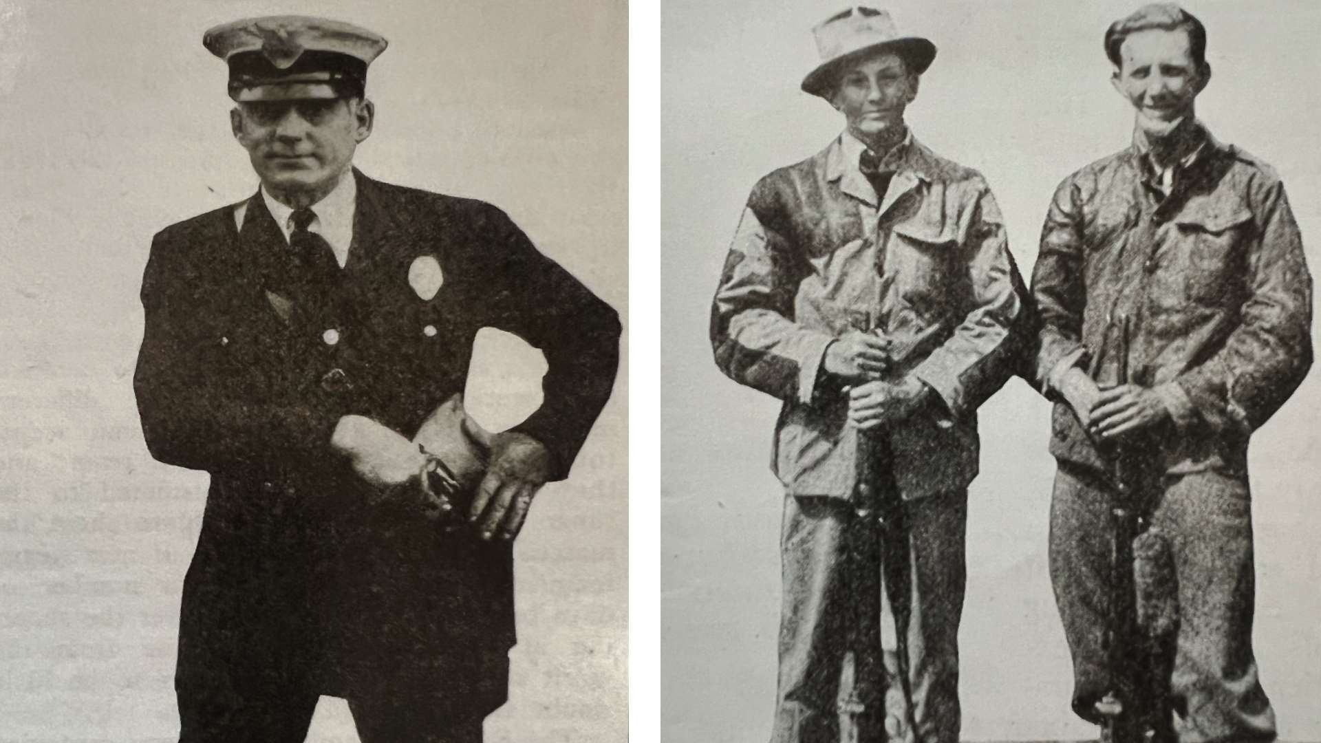 Police at the 1928 National Matches