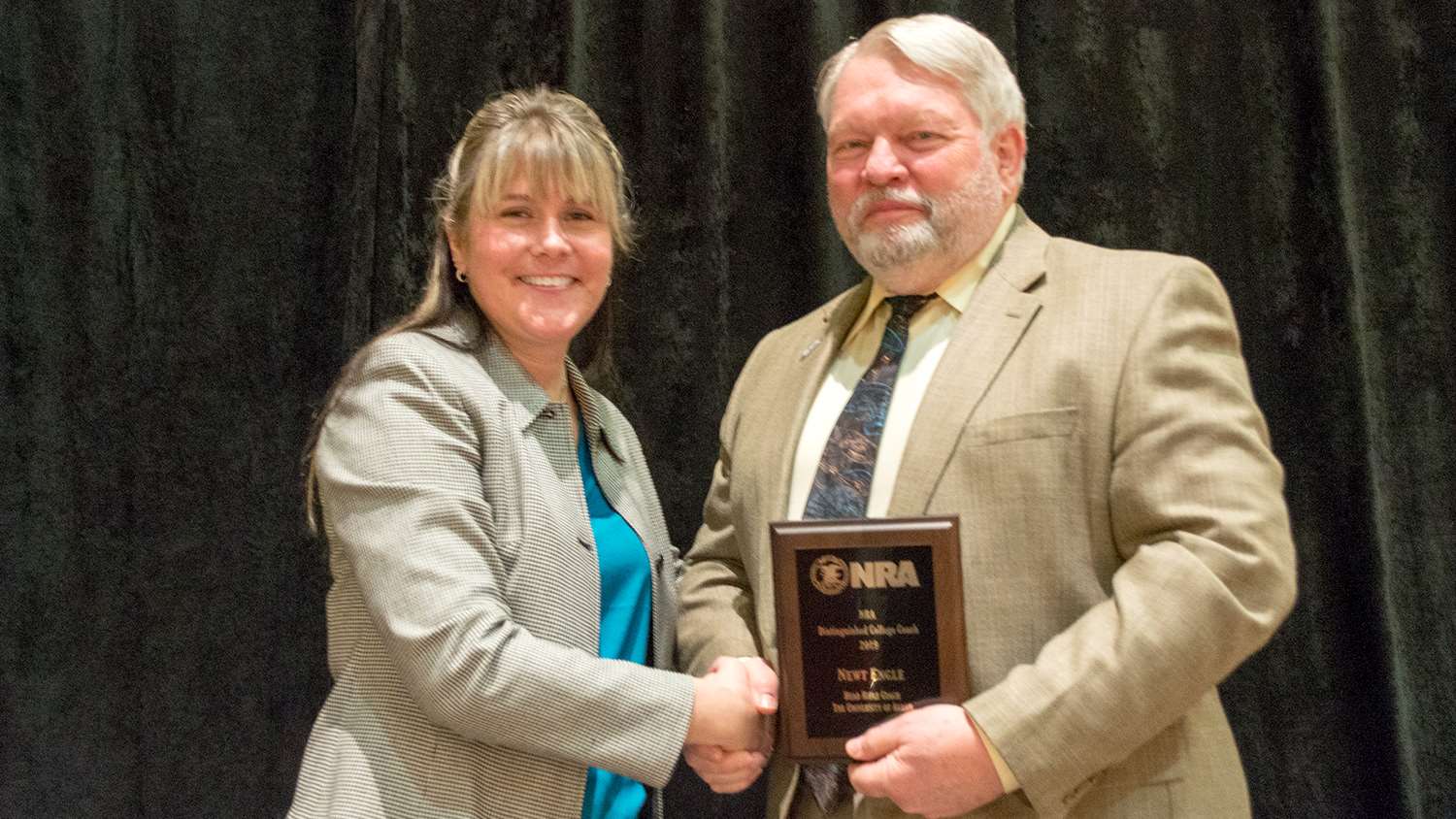 Newt Engle, Akron rifle coach wins 2019 NRA Distinguished Collegiate Coach Award