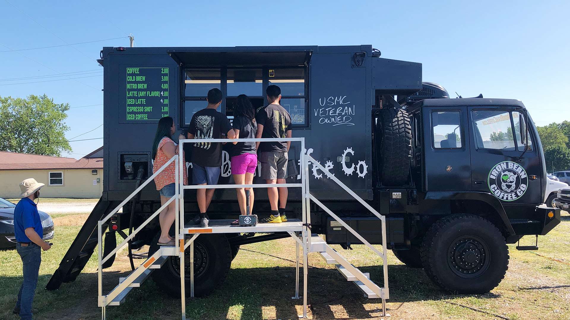 Iron Bean coffee truck