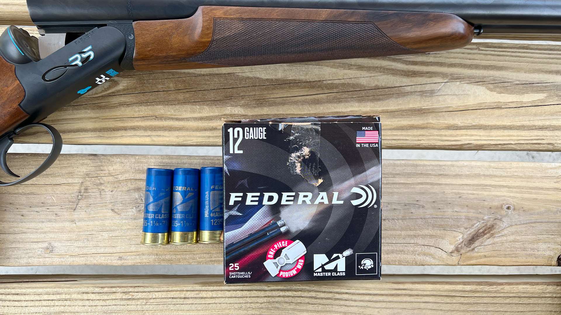 Federal Master Class box and shotshells