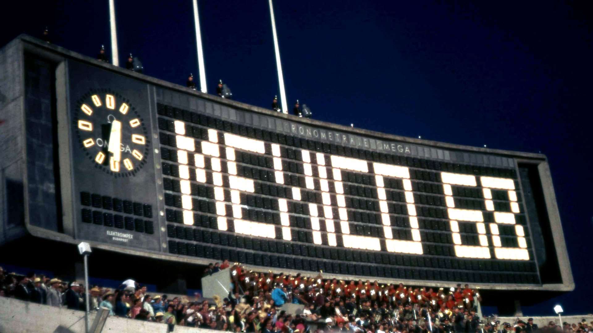 Mexico City 1968 Olympic Games at the Estadio Olímpico Universitario