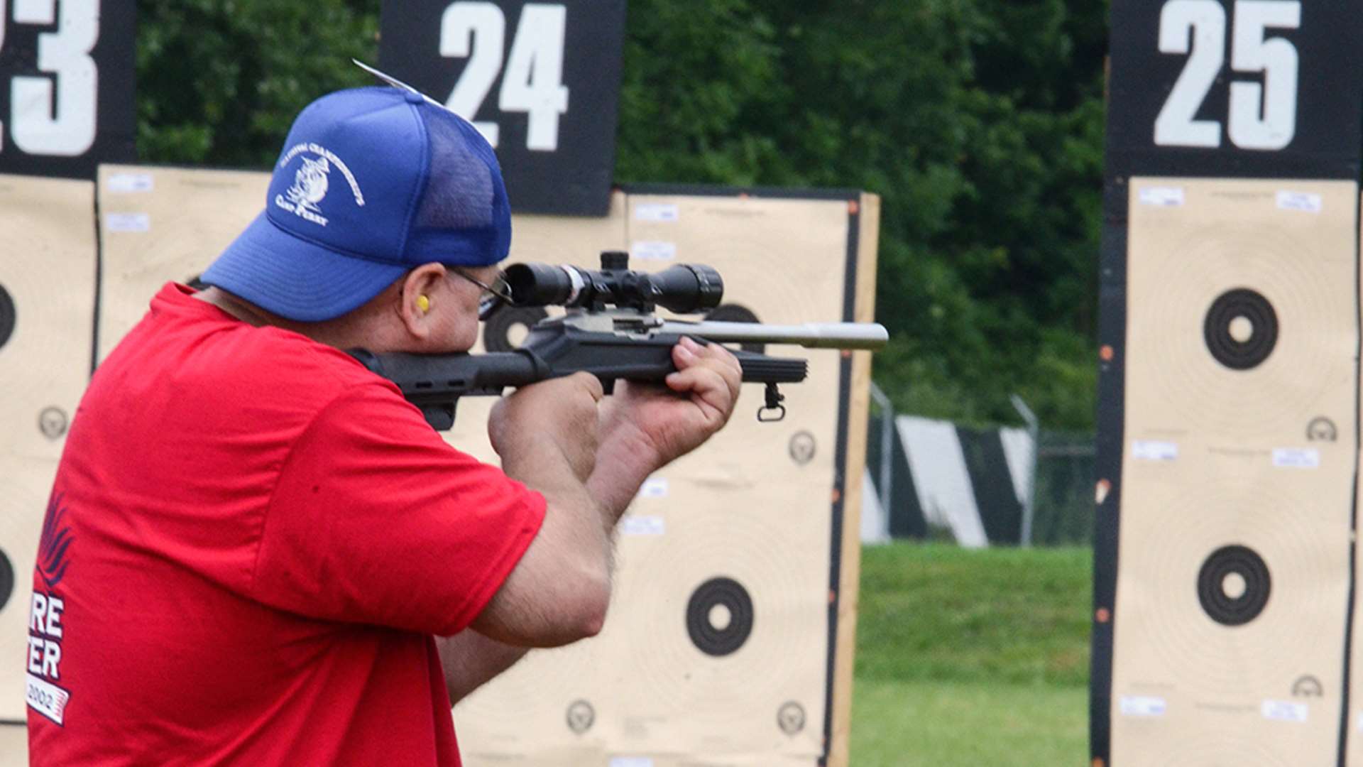 Rex Walter shooting rimfire