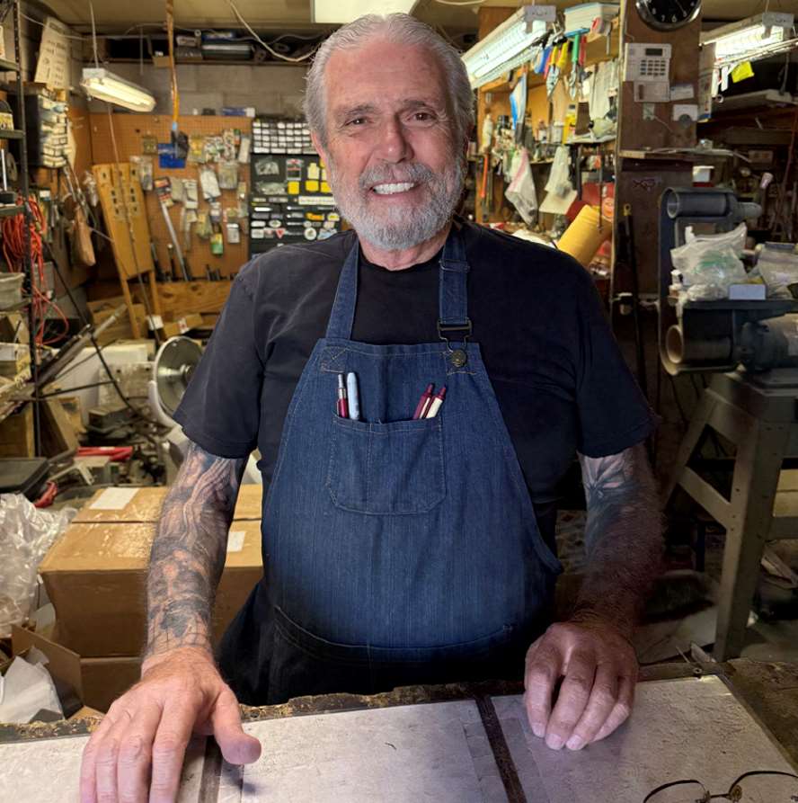 Bob LaMarca of Accuracy Speaks standing in his gunsmithing workshop at Rio Salado Sportsman's Club