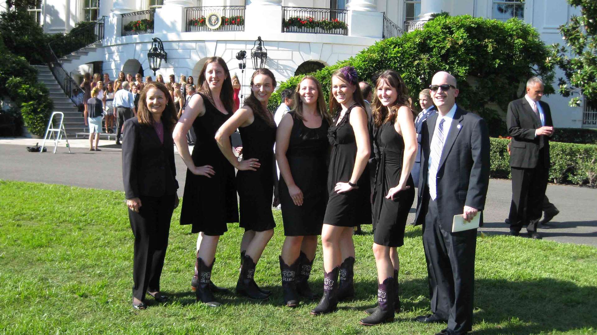 TCU rifle team at the White House