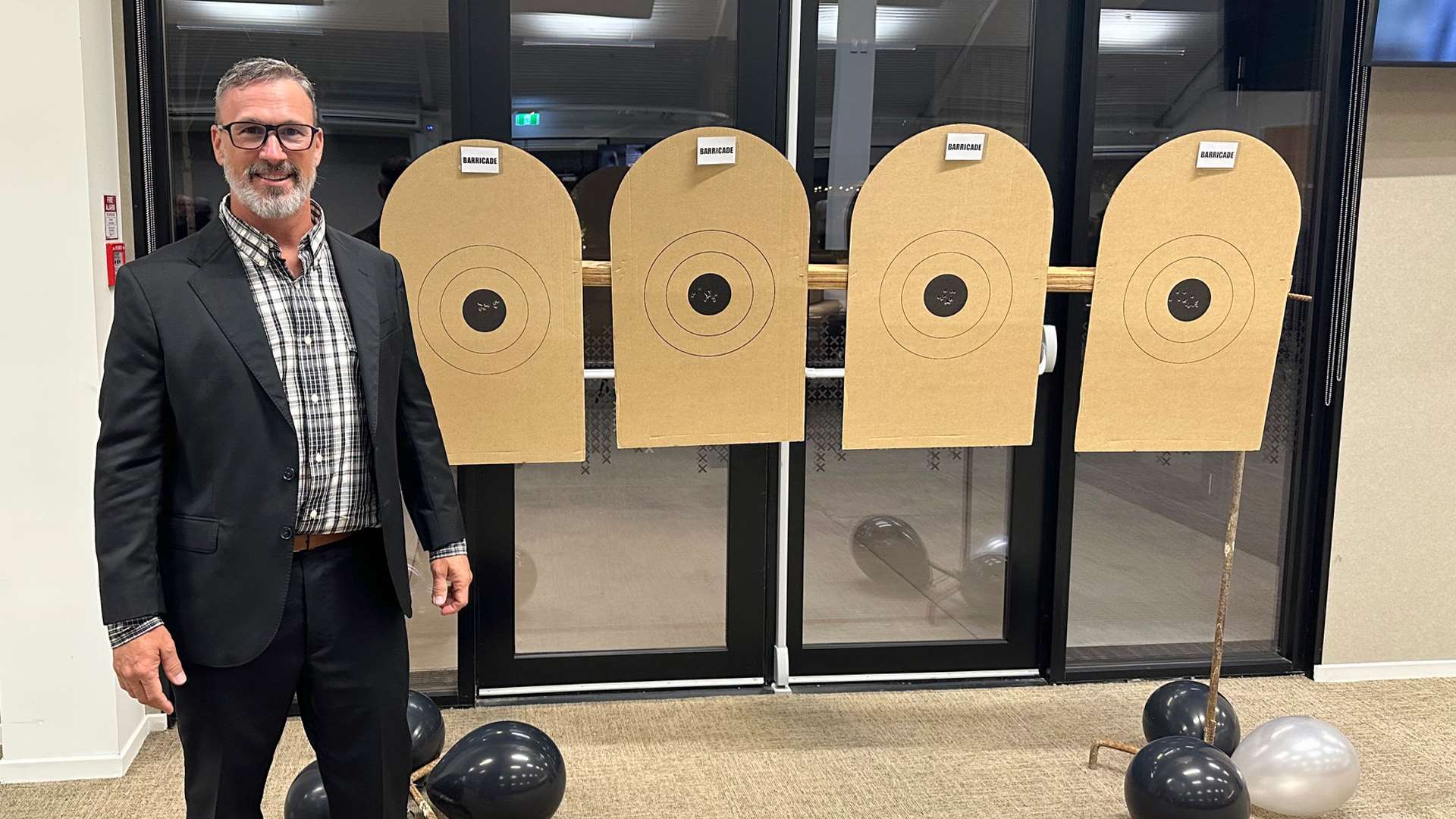 Doug Koenig with Barricade targets