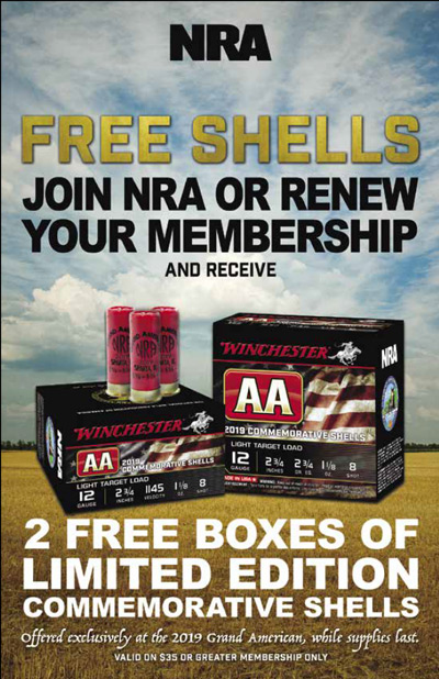 NRA and Winchester AA Shells at 2019 Grand American