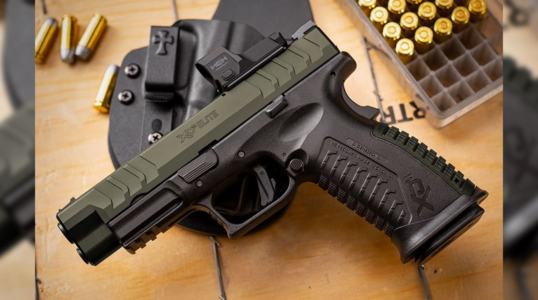 New: Springfield Armory OD Green XD-M Elite 4.5-inch OSP 10 mm | An NRA Shooting Sports Journal