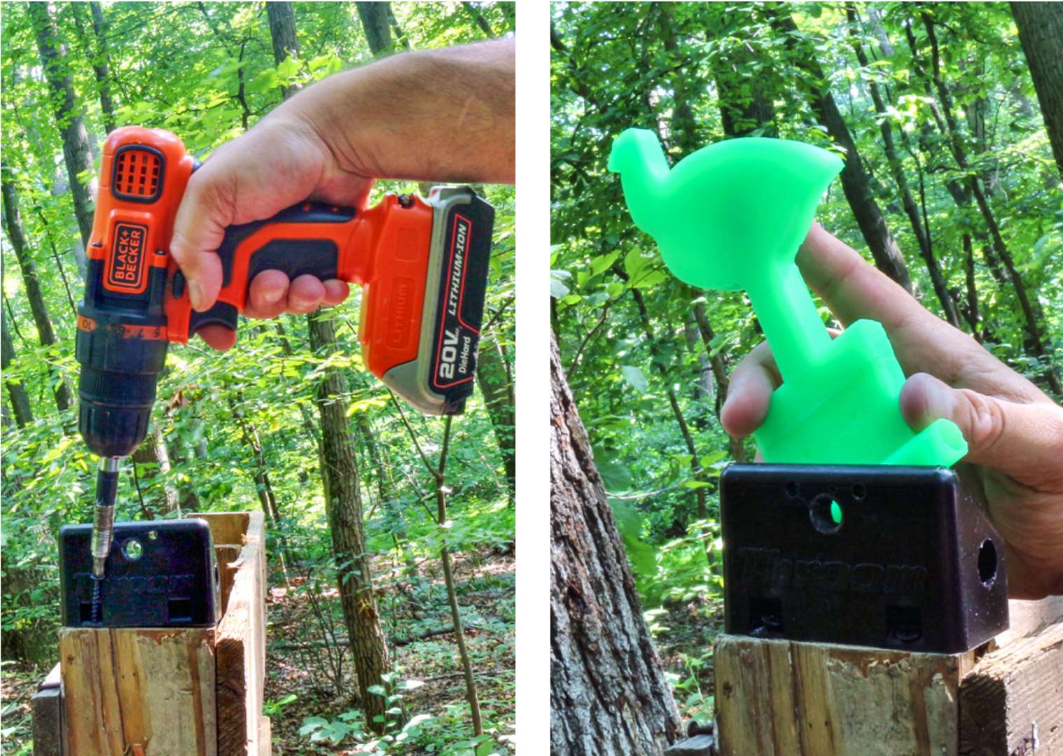 Throom Smallbore Silhouette target installation