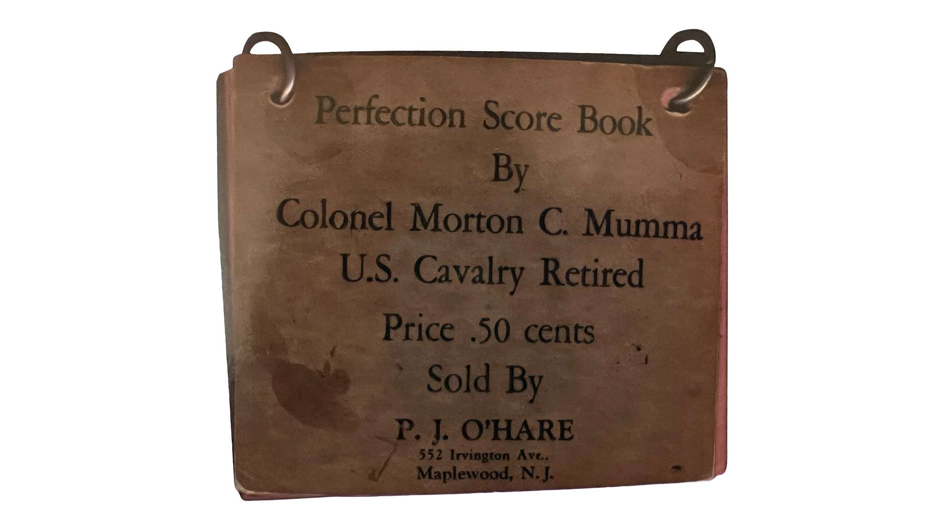 Perfection Score Book