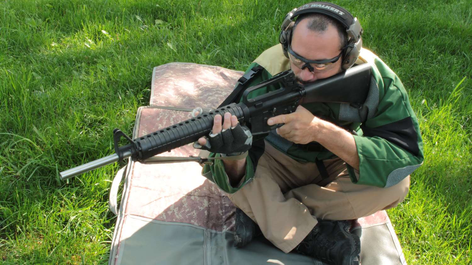 Service Rifle Sitting Position