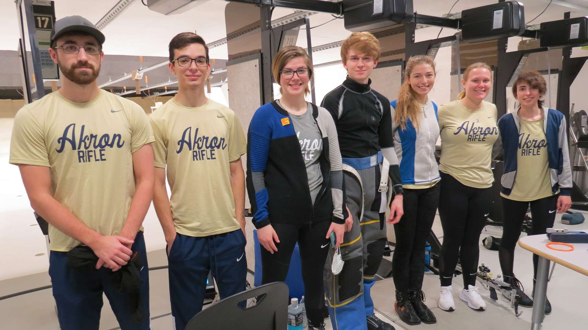 Akron rifle team