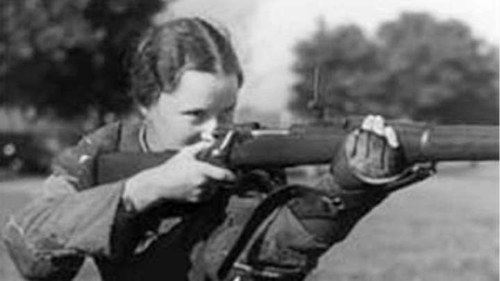 Alice Bull, Camp Perry shooting legend and the first woman to earn a Distinguished Rifle Badge