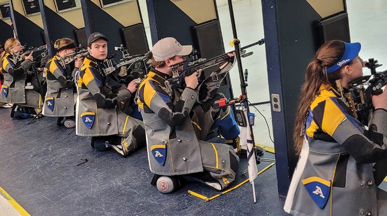 Collegiate Rifle: Akron Zips Soar to Season-Best Air Rifle Score in Home Finale | An NRA Shooting Sports Journal