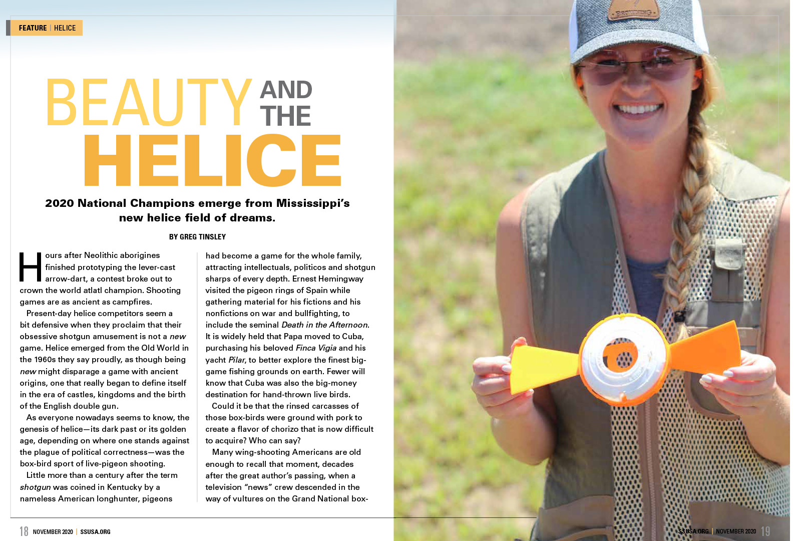 Beauty and the Helice | Shooting Sports USA