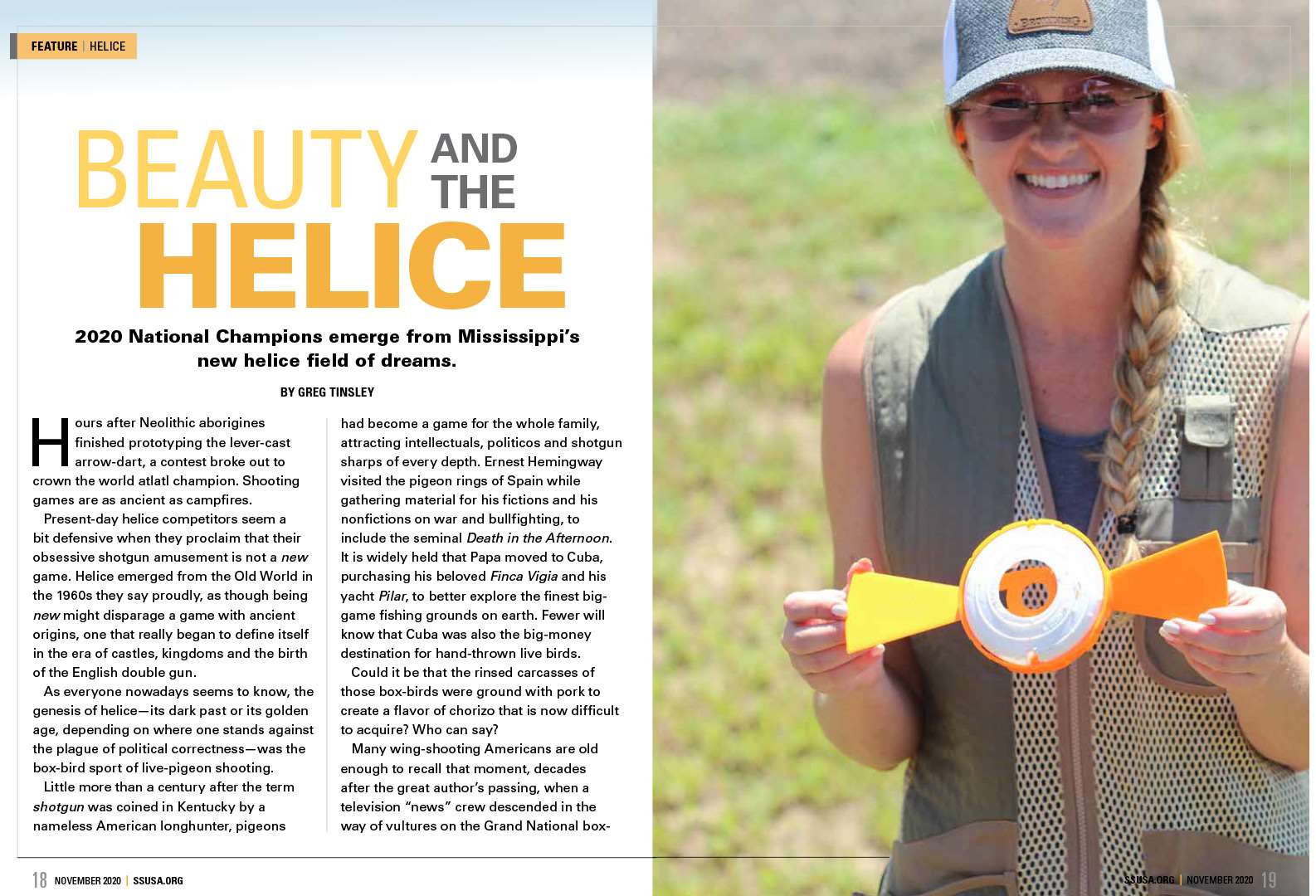 Beauty and the Helice | Shooting Sports USA