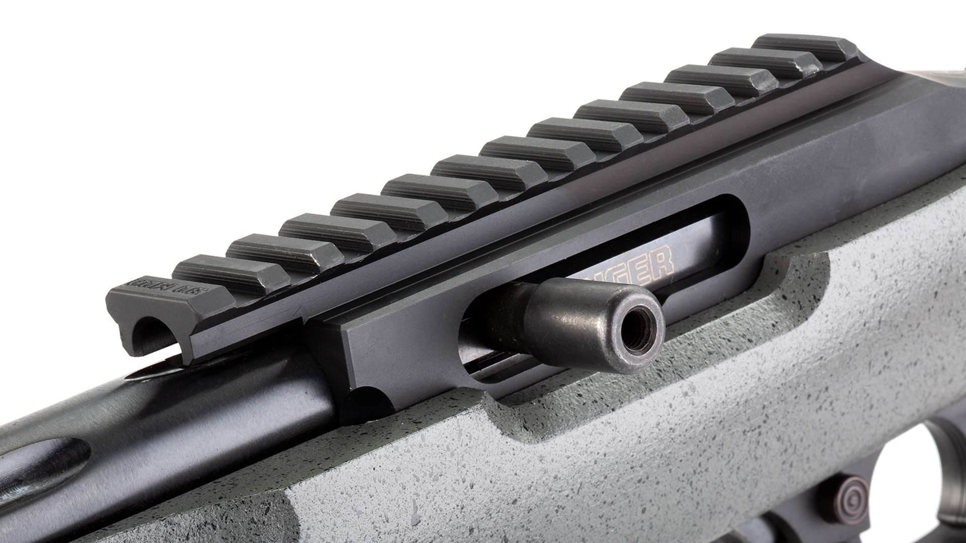 Picatinny rail and bolt release