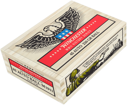 Winchester WWII Victory Series .45 ACP wooden box
