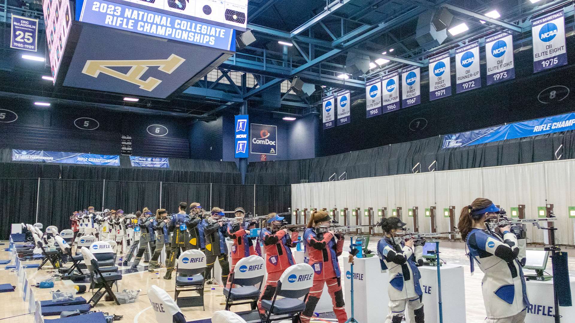 NCAA rifle championship at Akron