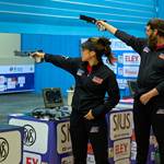 Mowrer, Tobar Finish Fourth in ISSF World Cup Granada Air Pistol Mixed Team Final