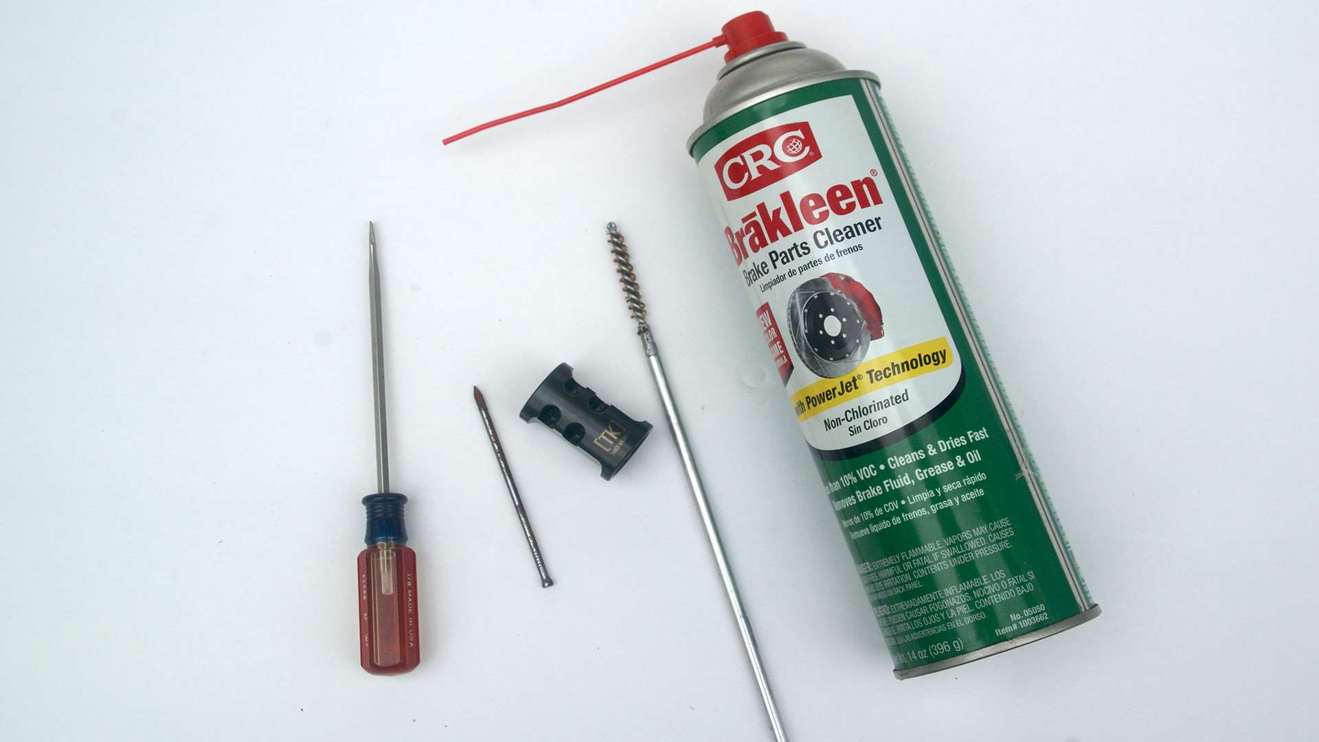 Brake cleaner for compensators