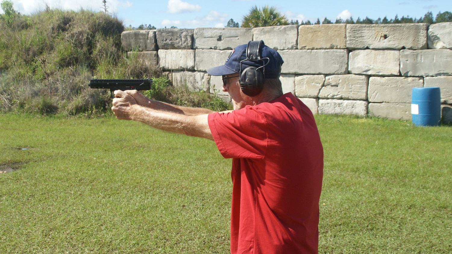 Chris Christian shooting the Kel-Tec CP33 Competition Pistol