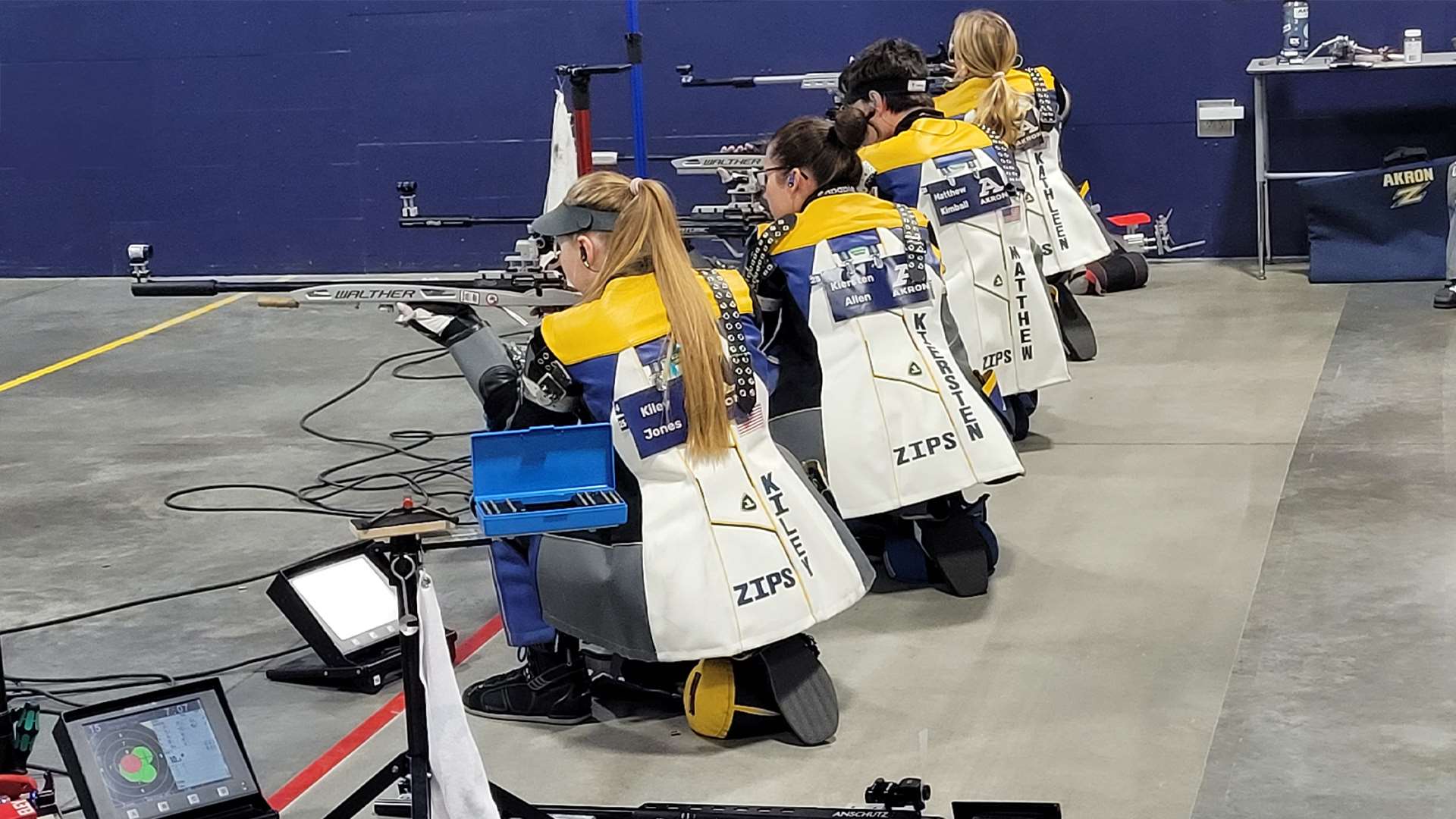 Akron rifle shooters in match against Morehead State