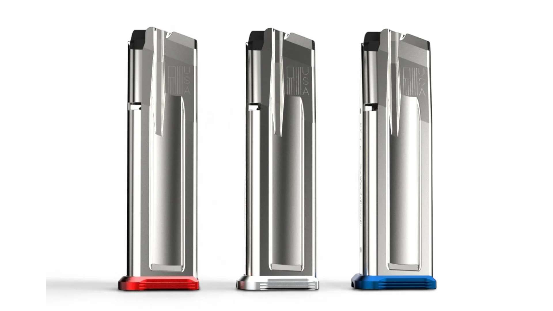 Check-Mate Limited Edition Patriotic 1911 Double Stack Magazine Set on white background