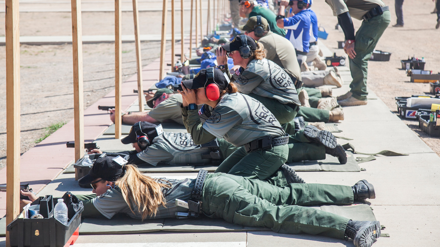 The Team competing at the 2016 NRA National Police Shooting Championship