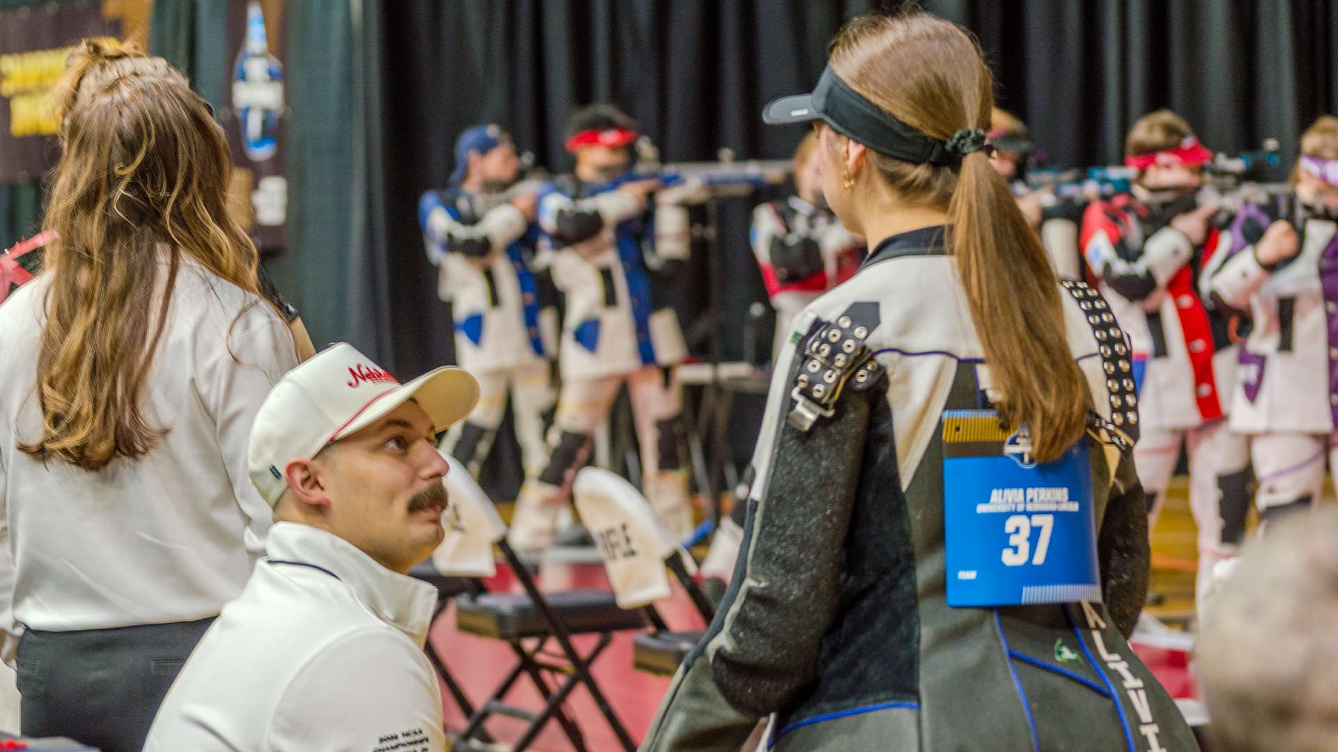 Nebraska Head Coach Richard Clark at 2026 NCAA Rifle Championship
