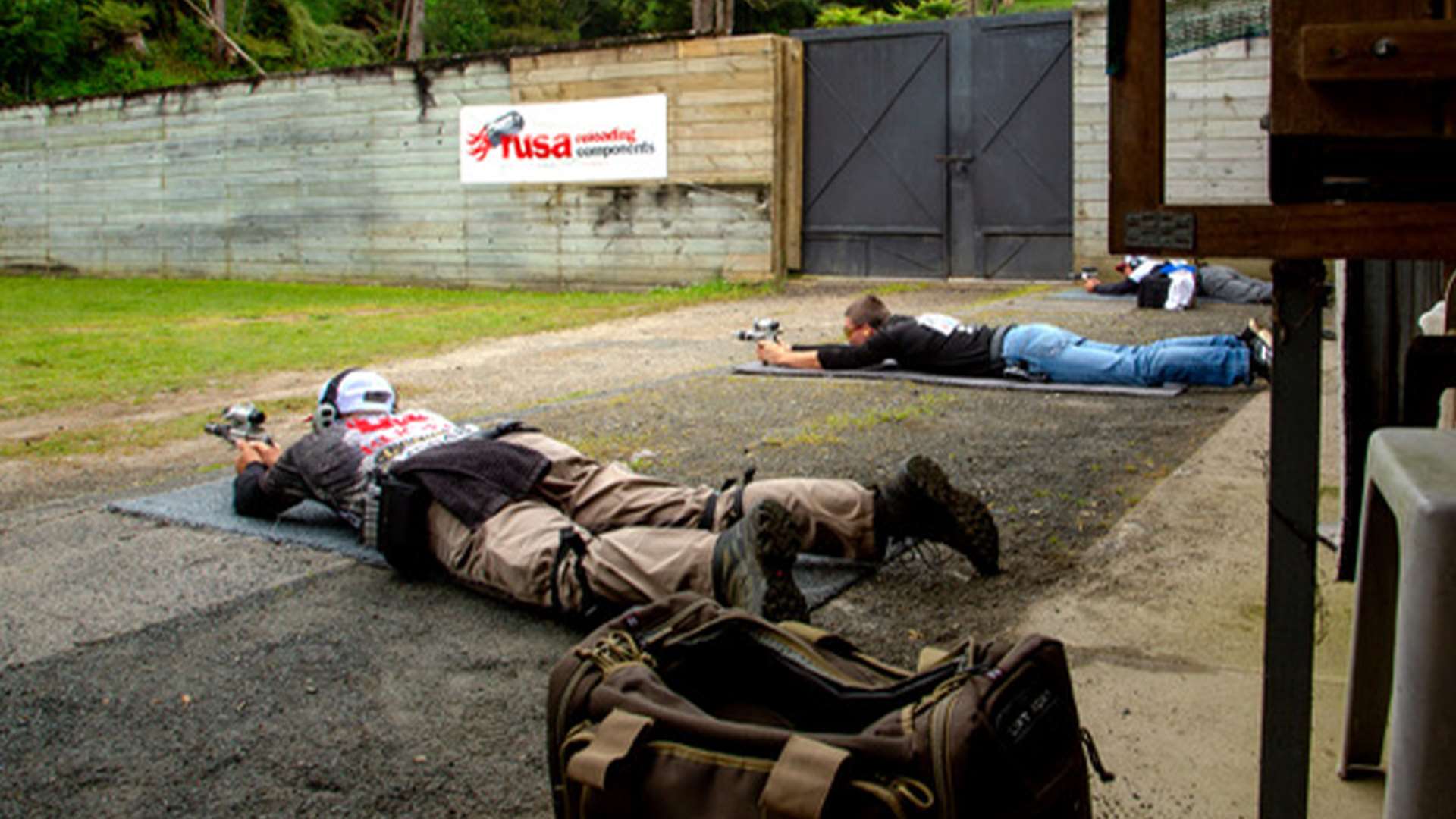 Doug Koenig shooting prone at 2025 WAPC