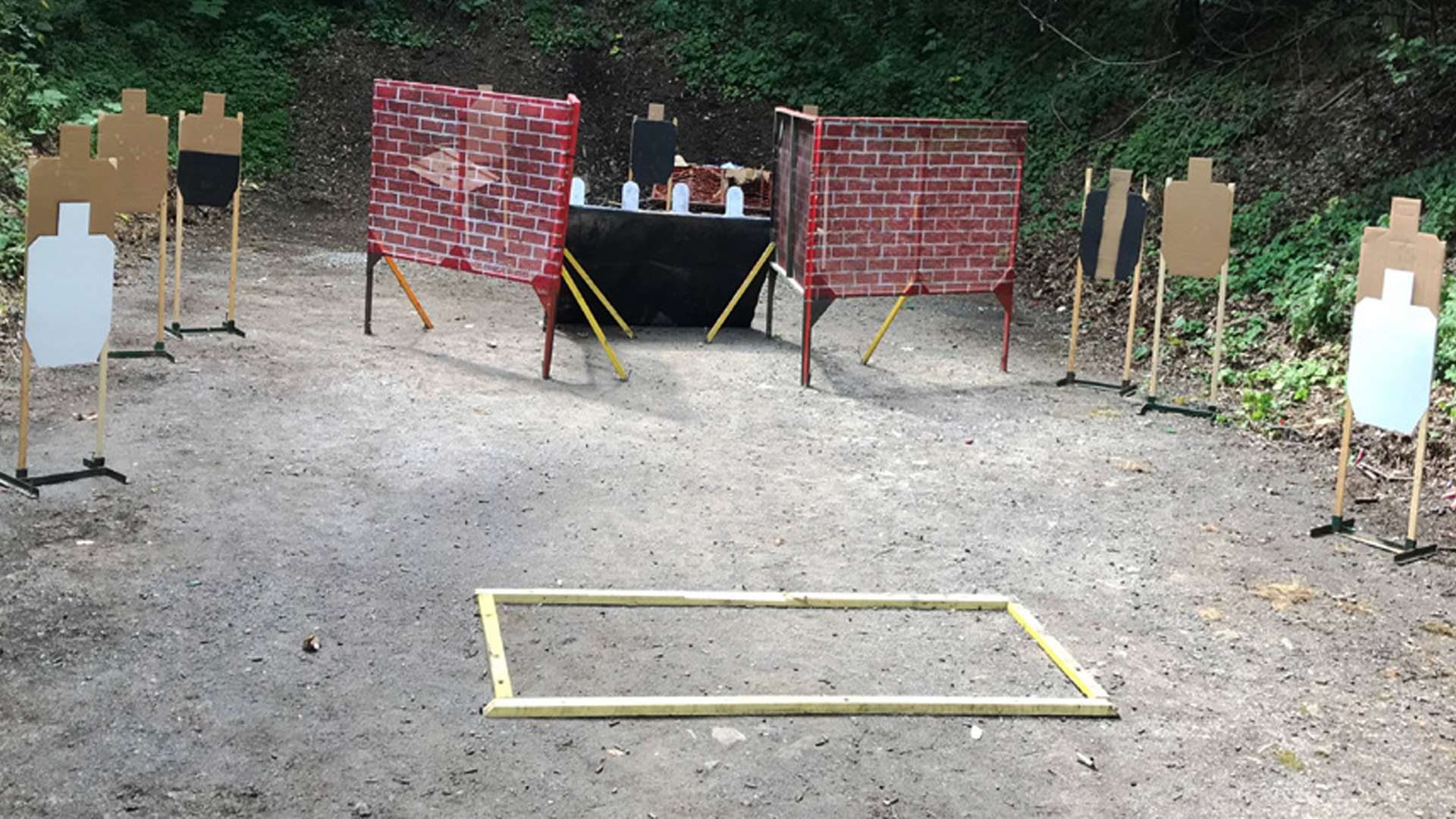 USPSA stage layout