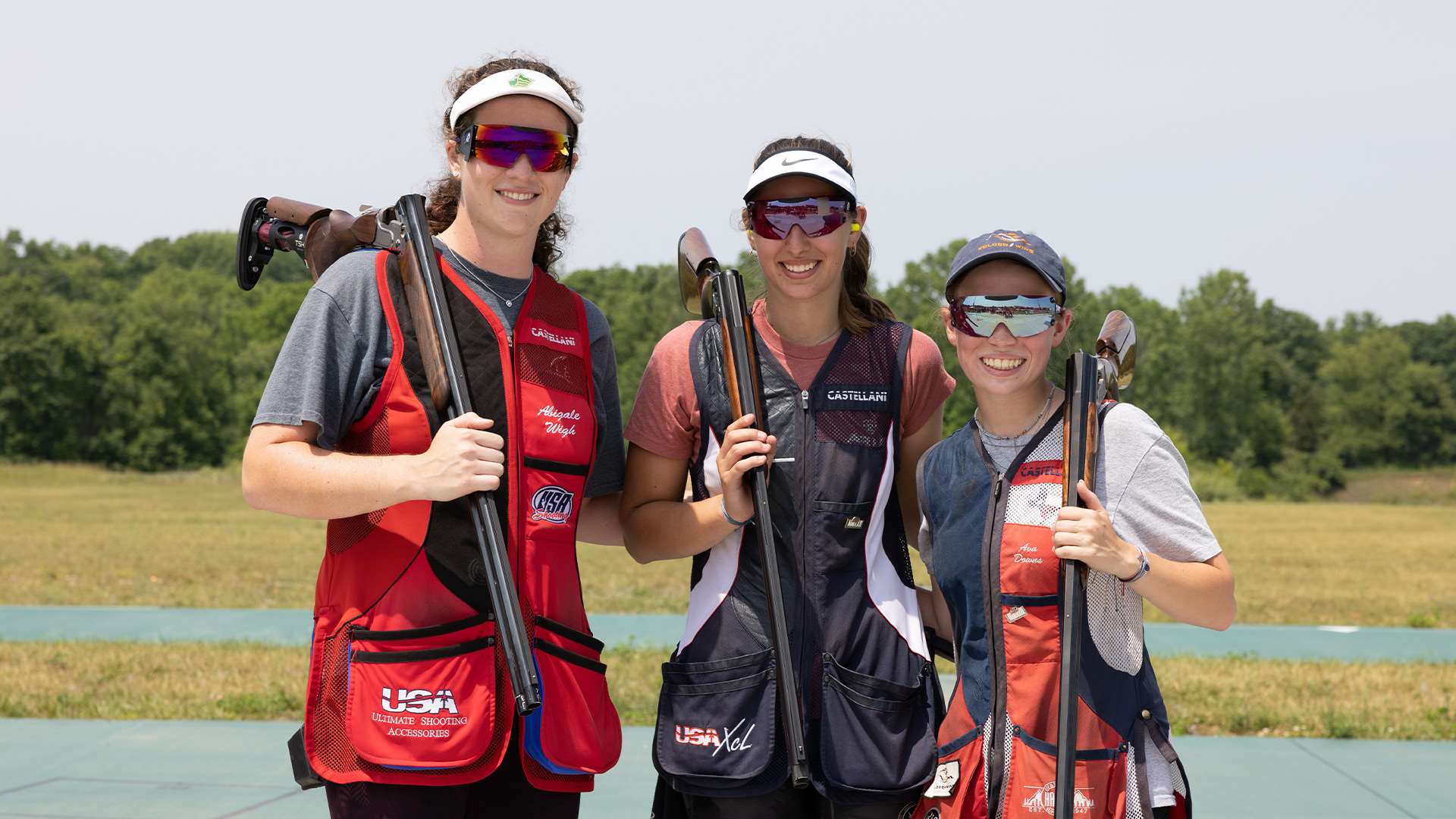 Women’s Trap competitors