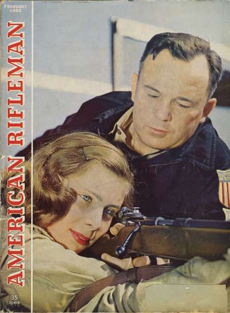Walter Walsh on the cover of the American Rifleman