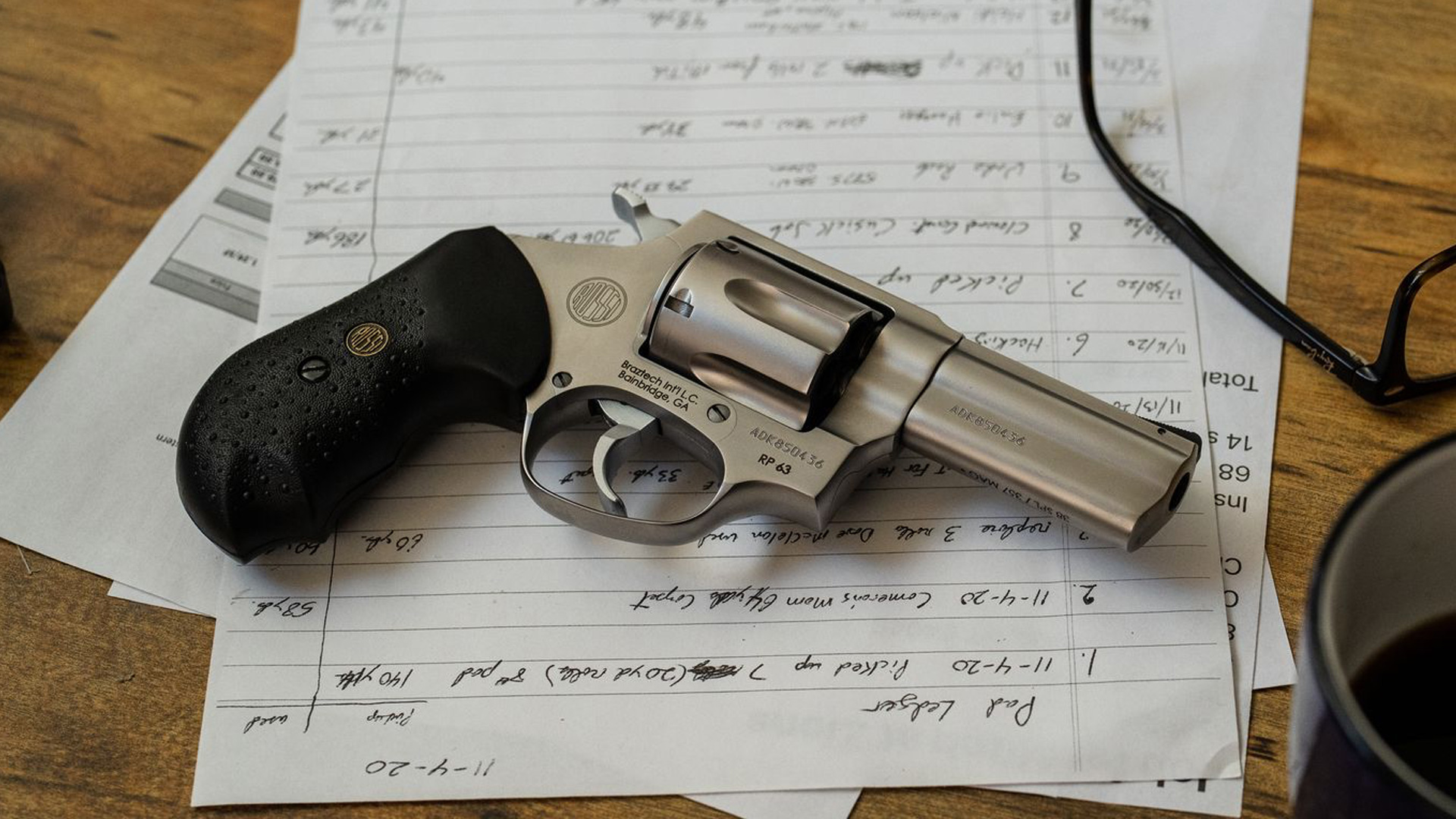 Rossi RP63 revolver on table