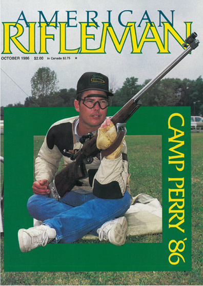 David Tubb on 1986 American Rifleman cover