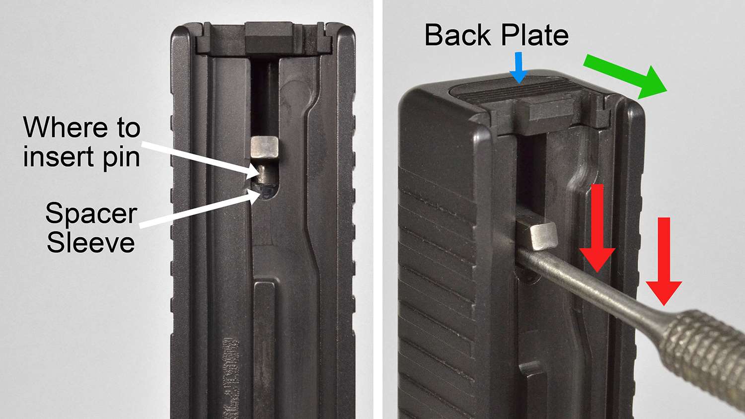 GLOCK Pin Insertion For Firing Pin Replacement