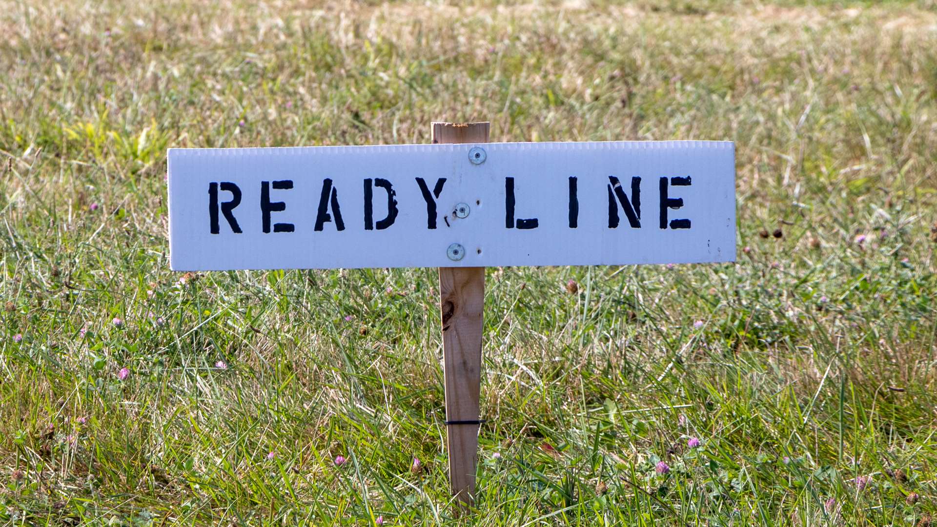 Camp Atterbury Ready Line sign