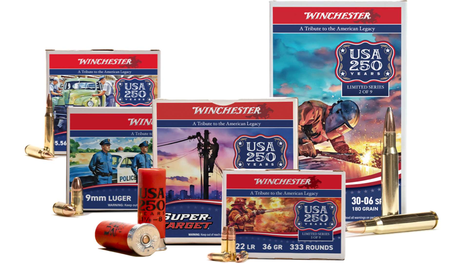Winchester USA 250th Anniversary Ammo