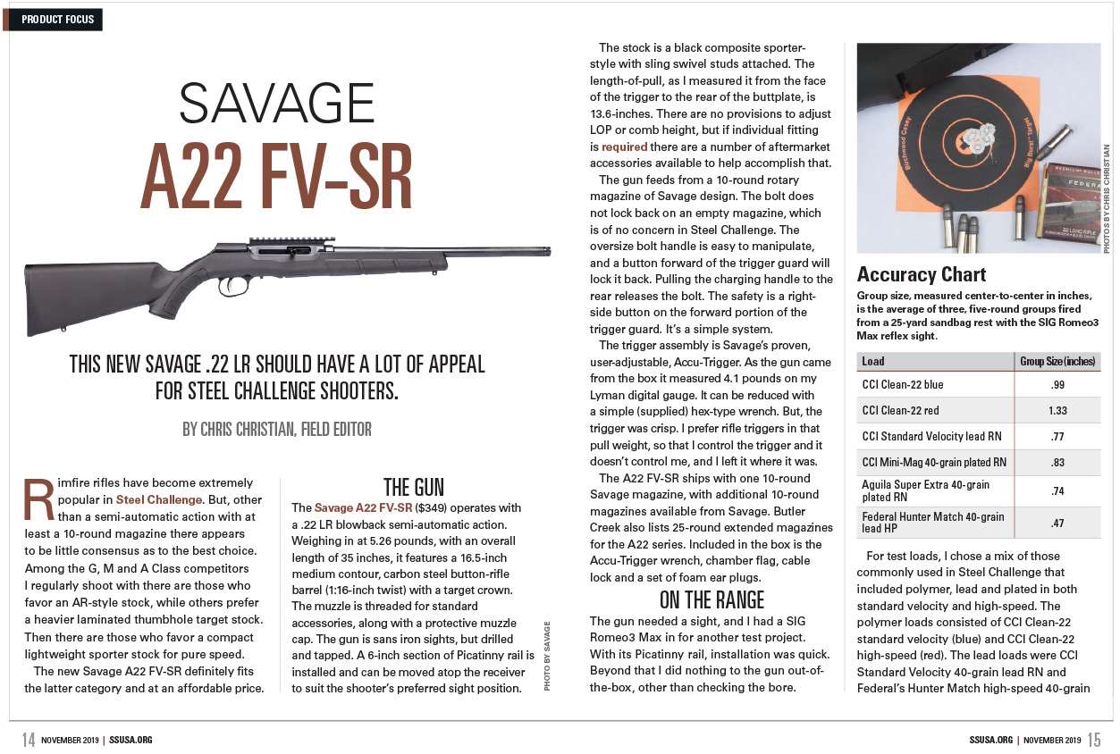 Savage A22 FV-SR | Shooting Sports USA