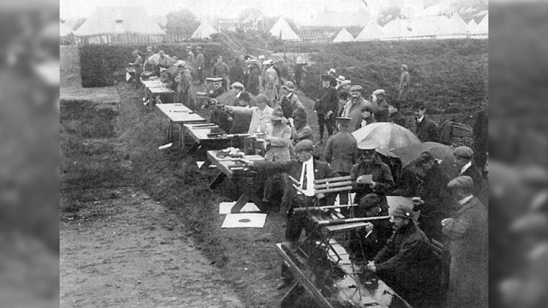 1908 Olympic pistol and revolver events at Bisley